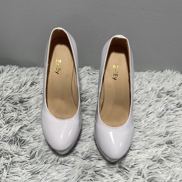 COPY - Vintage ZRiey white platform high heels size 36 - Picture 2 of 4